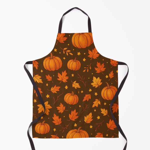 Item preview, Autumn Pumpkins & Leaves Pattern designed and sold by NoirAuraX.