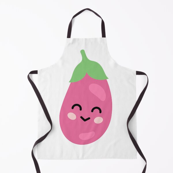 Item preview, Kawaii Eggplant Adorable Veggie Design designed and sold by missbobbit.
