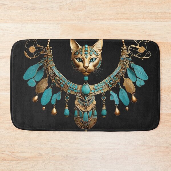 Item preview, Sacred Cat Amulet – Vintage Egyptian Necklace Art designed and sold by Antik by Schulz.