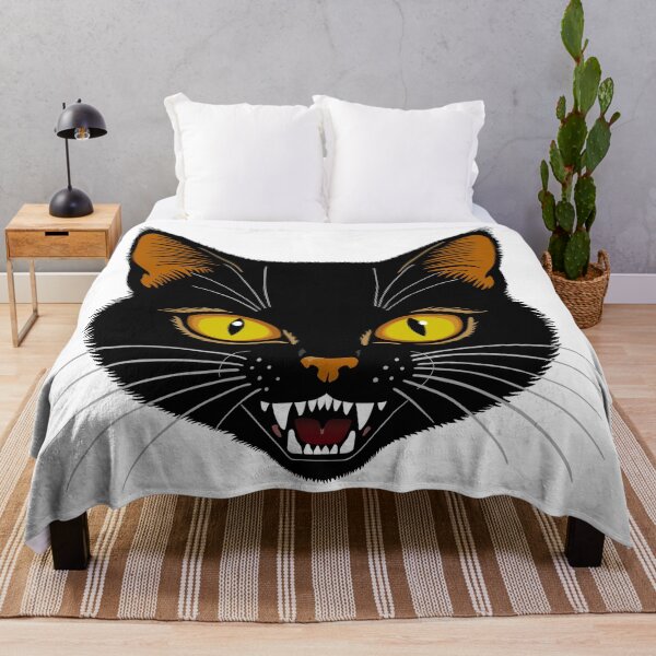 Item preview, Scary Halloween Cat - Black Cat designed and sold by Really Bad Art.