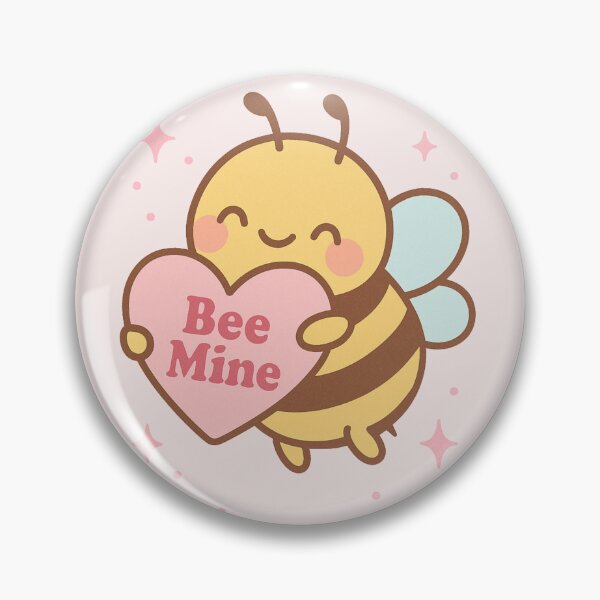 Item preview, Bee Mine – Kawaii Bumblebee with Pink Sparkles designed and sold by wwshd.