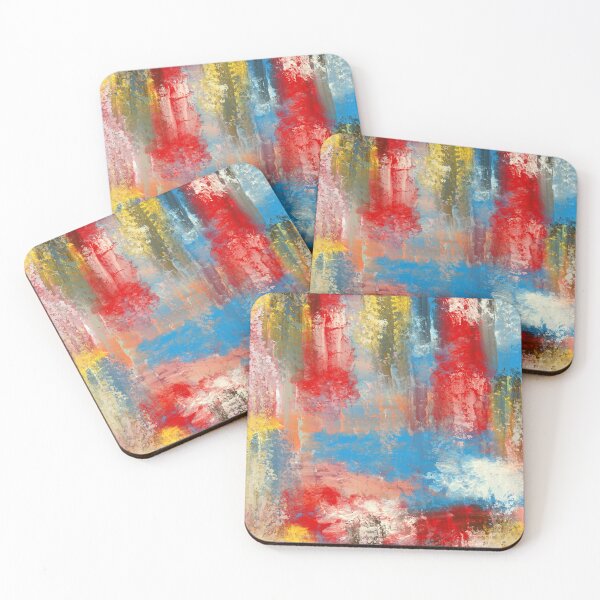 Item preview, Abstract Art in Red, Yellow, Blue designed and sold by Jessielee72.