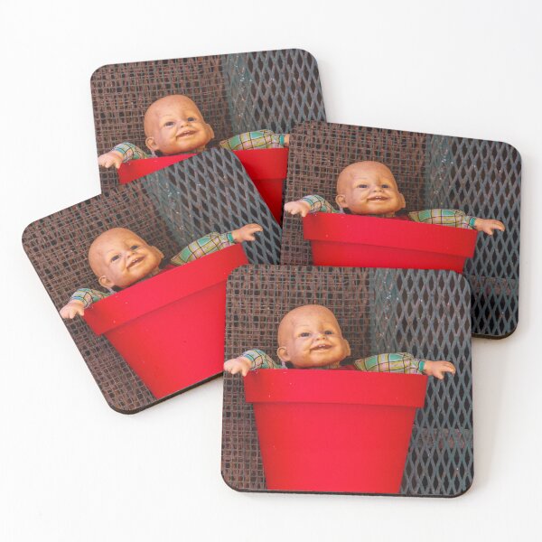 Item preview, Vintage Doll In Red Pot designed and sold by Nmallia.