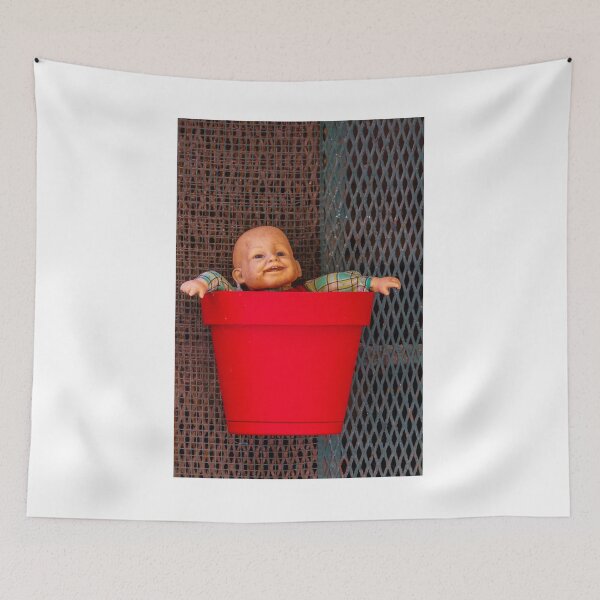 Item preview, Vintage Doll In Red Pot designed and sold by Nmallia.