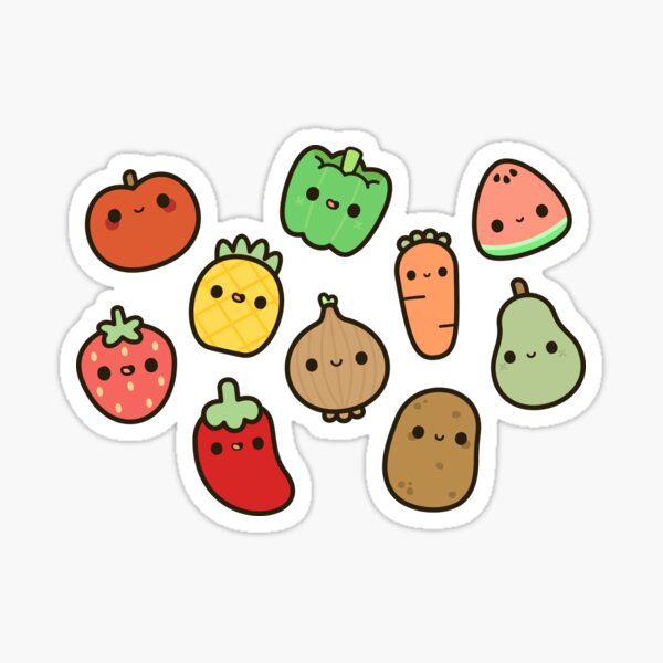 Artikel-Vorschau von Süßes Obst und Gemüse, designt und verkauft von peppermintpopuk.
