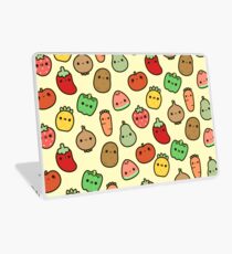 Cute fruit and veg Laptop Skin