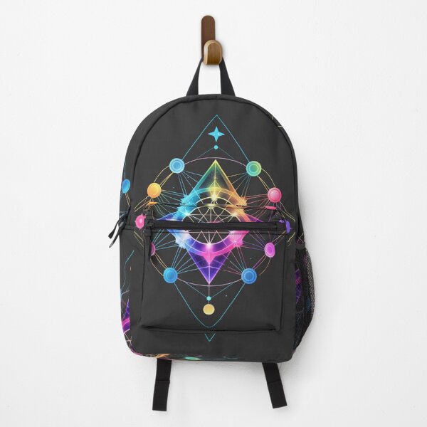 Item preview, Neon Cosmic Mandala with Sacred Geometry designed and sold by Prachodayat Artworks.