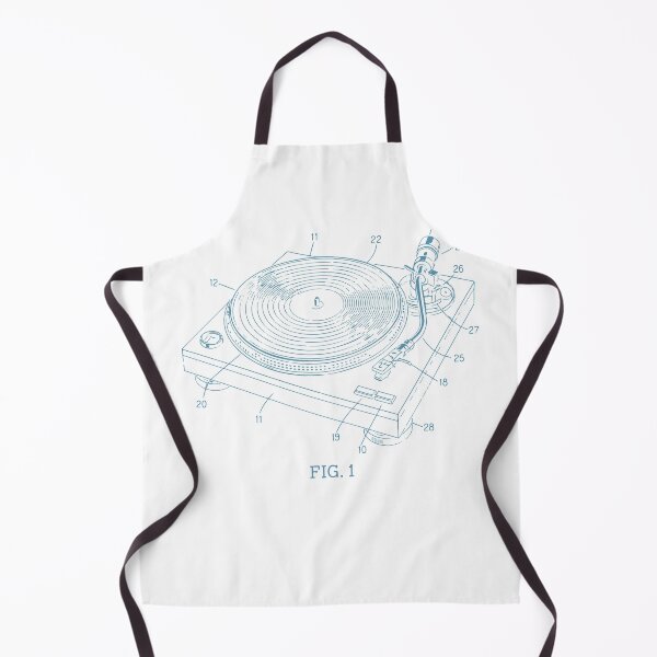Item preview, Vinyl Record Player blueprint Patent Art Music designed and sold by LuminOrb.