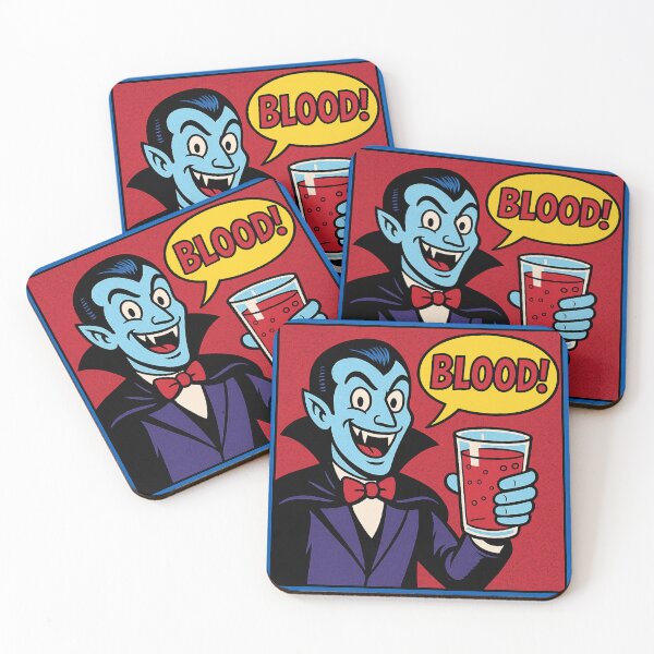 Item preview, Funny Halloween vampire in comic book style designed and sold by PROJEKT CERTPRO.