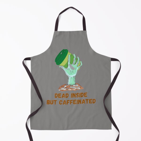 Item preview, DEAD-INSIDE-BUT-CAFFEINATED-COFFEE-ZOMBIE designed and sold by riestershania.