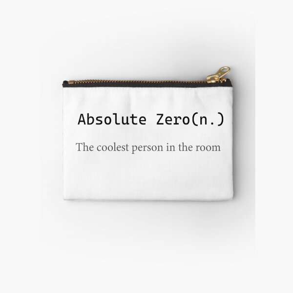 Item preview, Absolute Zero Funny Physics Pun Merch, Cool Nerdy Science Joke Merch designed and sold by DJ5055.