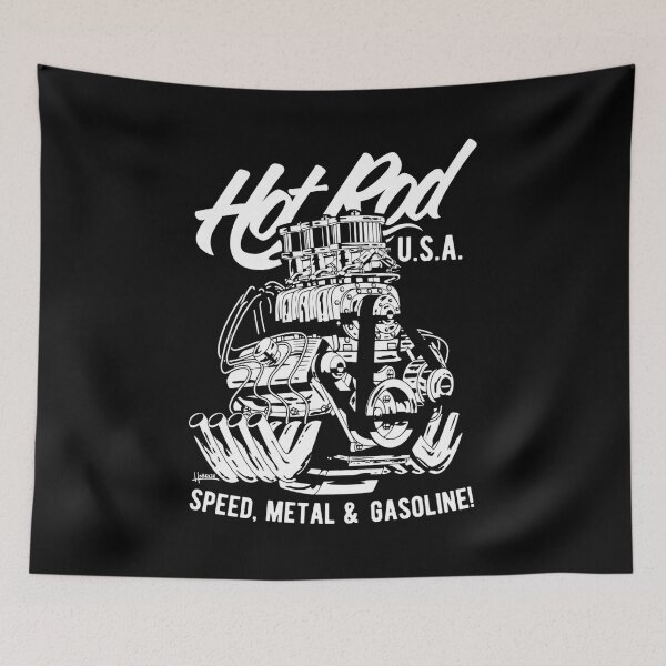 Item preview, Hotrod Dragster Race Car Muscle Car Engine Coon designed and sold by aqnkkalw83.