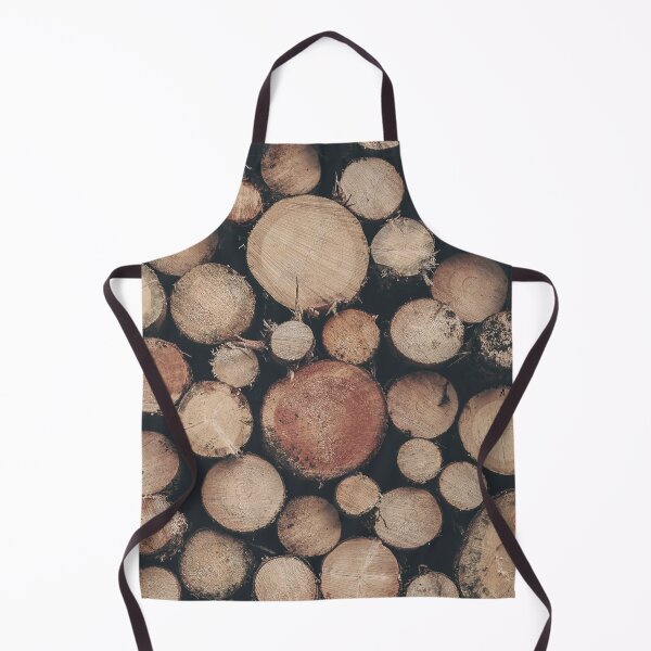 Item preview, Dolomites, Italy I Stack of cut wood logs for a natural geometric round pattern with a rustic feel and cozy warmth of a farmhouse in the Italian countryside with a dark brown moody aesthetic designed and sold by Julie Travel Photography.