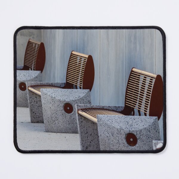 Item preview, metal and stone street bench designed and sold by Nmallia.