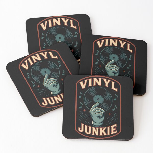 Item preview, Vinyl Junkie Record Music Retro Design designed and sold by LuminOrb.