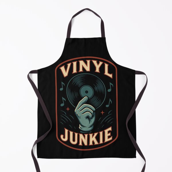 Item preview, Vinyl Junkie Record Music Retro Design designed and sold by LuminOrb.