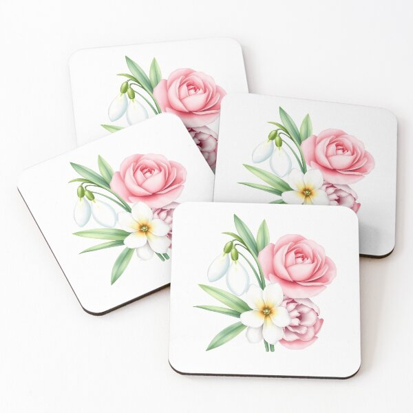 Item preview, The First Bloom: Snowdrop & Carnation Birthday designed and sold by meesub.
