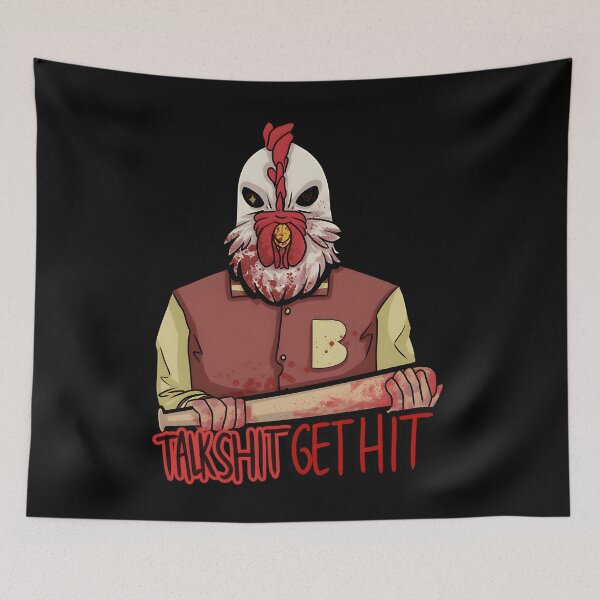 Item preview, Hotline Miami - Jacket Sticker designed and sold by alishaocstacy.
