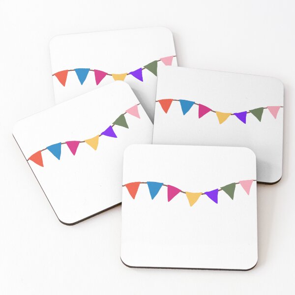 Item preview, Colorful Party Flags Banner designed and sold by Ikattyg.