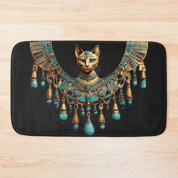 Item preview, Sacred Cat Amulet – Vintage Egyptian Necklace Art designed and sold by Antik by Schulz.