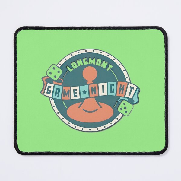 Item preview, Longmont Game Night Retro Dice & Pawn Design | Limited Edition designed and sold by TerryBell.