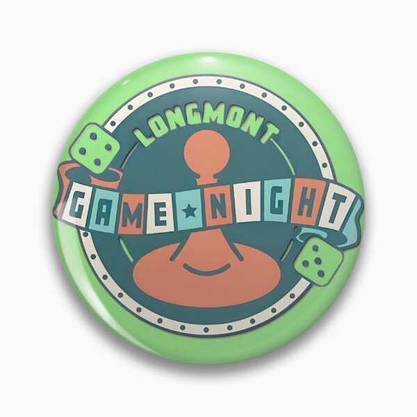 Item preview, Longmont Game Night Retro Dice & Pawn Design | Limited Edition designed and sold by TerryBell.