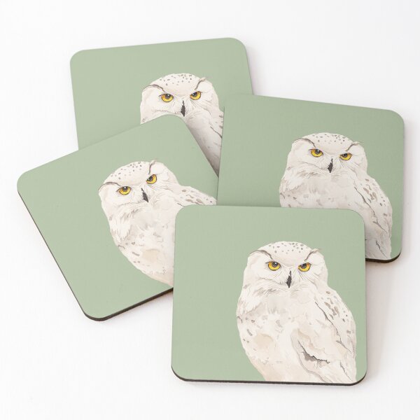 Item preview, Snowy Owl (Watercolor) designed and sold by Coastal Watercolors by Laura.