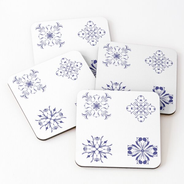 Item preview, Blue flower pattern designed and sold by NongNapsun.