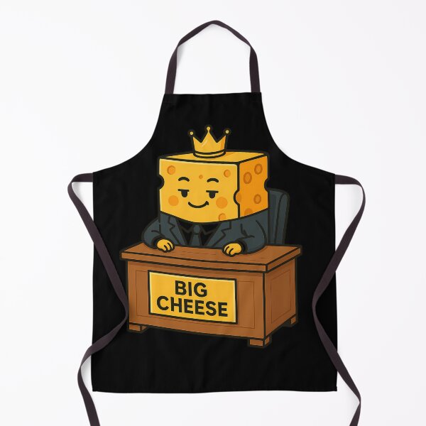 Item preview, Big Cheese Funny CEO Cartoon Cheese Illustration designed and sold by BambaKchula.