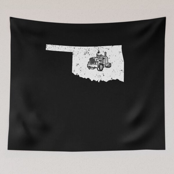 Artikelvorschau, Oklahoma-Longhaul-Fernlastfahrer-T-Shirts 18 Wheeler-LKW-Hemd entworfen und verkauft von shoppzee.