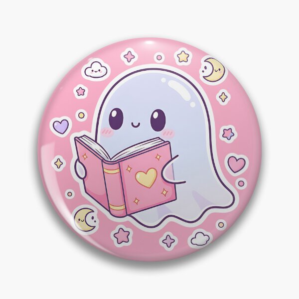 Item preview, Ghost Reading a Book | Halloween designed and sold by RR-Arts.