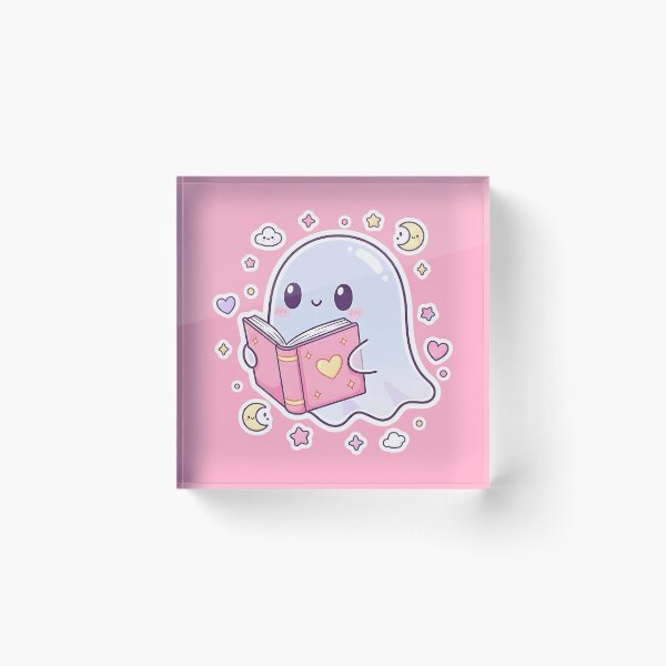 Item preview, Ghost Reading a Book | Halloween designed and sold by RR-Arts.