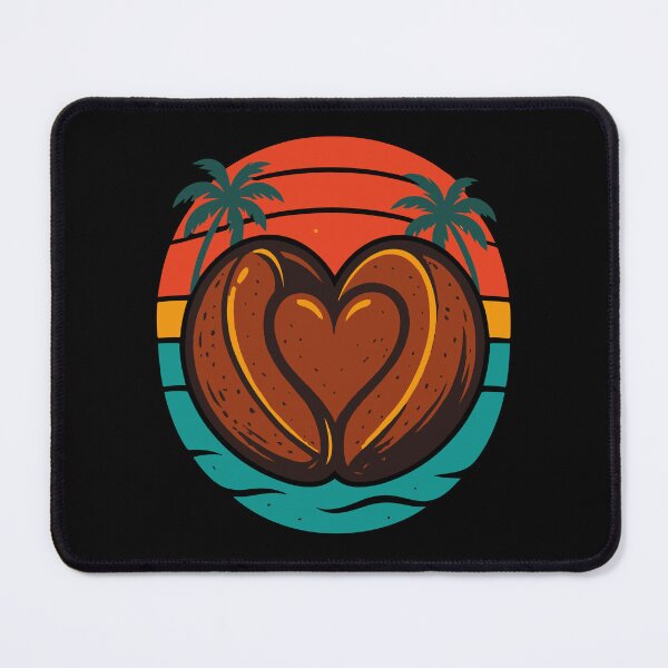 Item preview, Coffee Love Heart Retro Sunset Design designed and sold by LuminOrb.