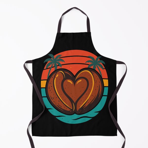 Item preview, Coffee Love Heart Retro Sunset Design designed and sold by LuminOrb.