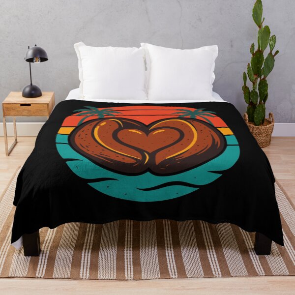 Item preview, Coffee Love Heart Retro Sunset Design designed and sold by LuminOrb.