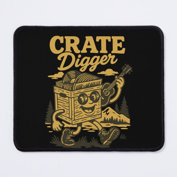 Item preview, Crate Digger Vinyl Record Music Lovers designed and sold by LuminOrb.