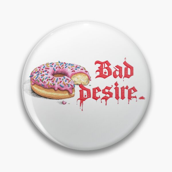 Item preview, Bad Desire Donut Shirt – Funny Food Temptation T-Shirt designed and sold by MoonLightFX.