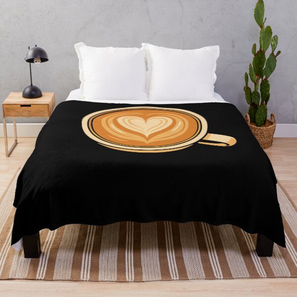 Item preview, Heart Latte Art Coffee Love Design designed and sold by LuminOrb.