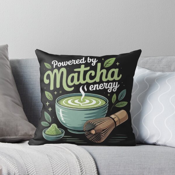 Item preview, Impulsado por Matcha Energy – Vibras saludables de té verde designed and sold by DesignNadine.