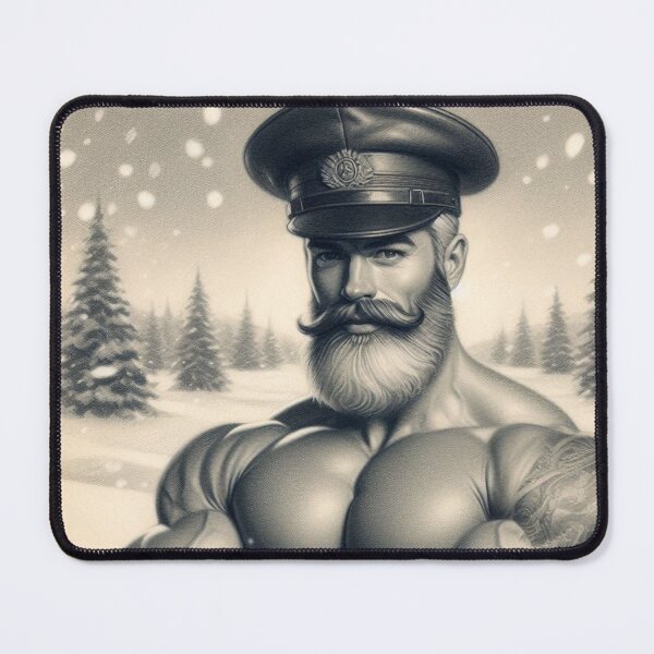 Item preview, Gay Christmas "Snowbody But Daddy" Gay Leather Daddy Graphic Design designed and sold by ItsAKinkThing.