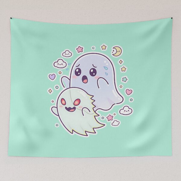 Item preview, Ghost Scared by Another Ghost | Halloween designed and sold by RR-Arts.