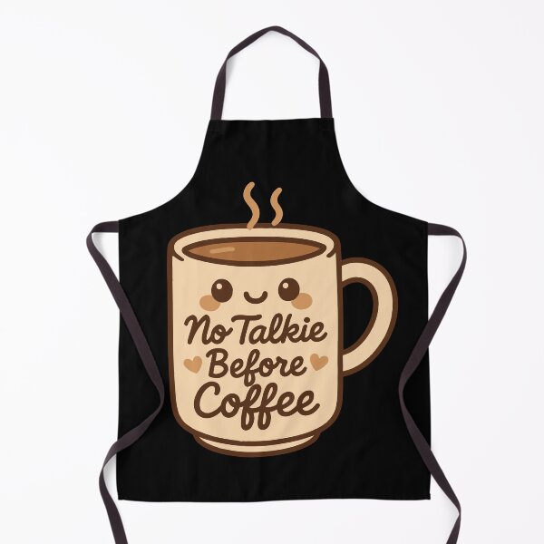 Item preview, No Talkie Before Coffee Cute Cozy Design designed and sold by LuminOrb.