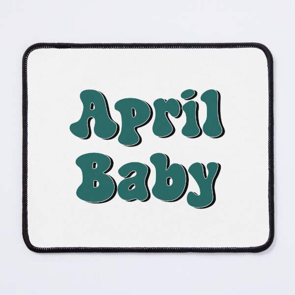 Item preview, April Baby | Born in April Typography Design designed and sold by designsoftinaa.