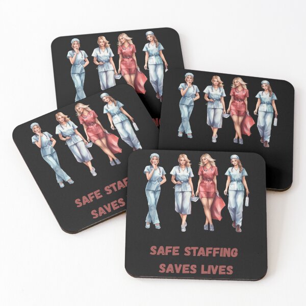 Item preview, Safe Staffing Saves Lives – Nurse Advocacy Art designed and sold by WonderMix.