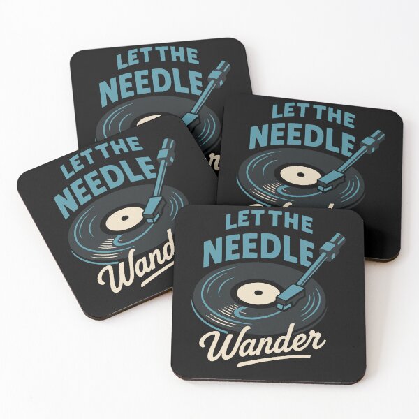 Item preview, Let The Needle Wander Vinyl Record Player Music designed and sold by LuminOrb.