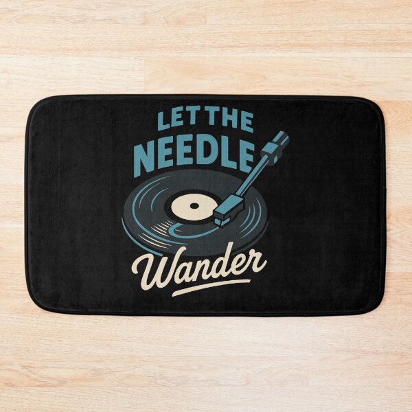 Item preview, Let The Needle Wander Vinyl Record Player Music designed and sold by LuminOrb.