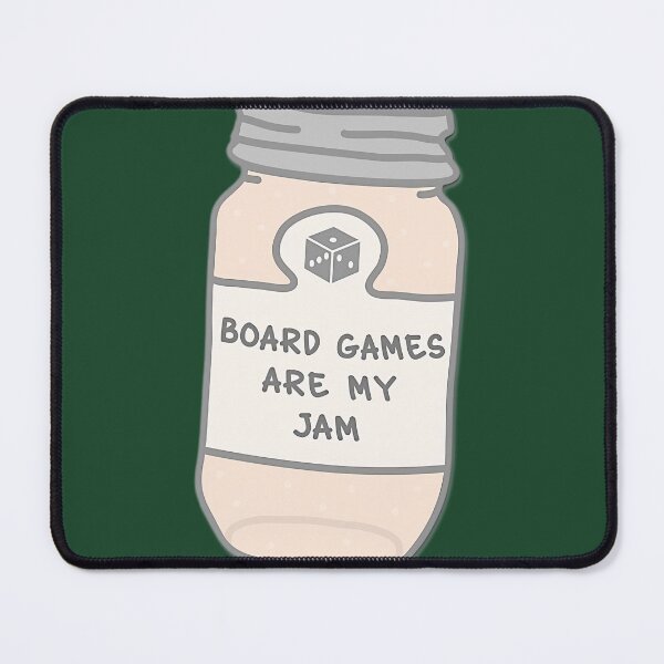 Item preview, Board Games Are My Jam Jar Dice Design | Limited Edition designed and sold by TerynChrzanowsk.