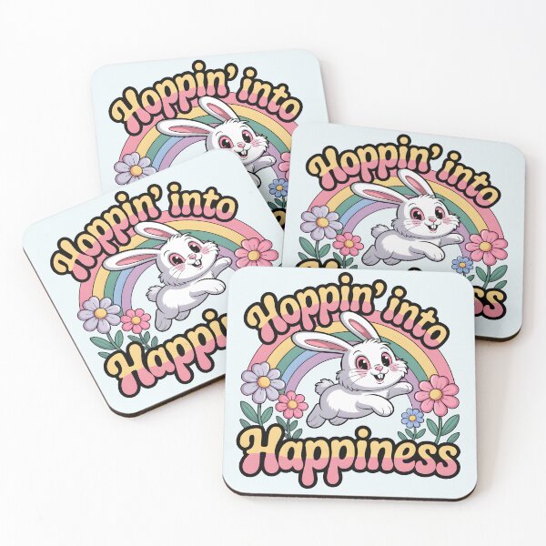 Item preview, Hoppin’ Into Happiness – Playful Spring Design designed and sold by Jollys-ArtShop.