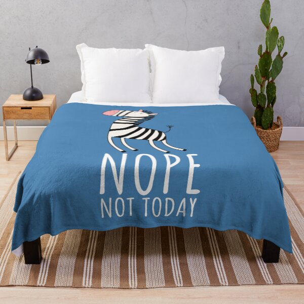 Item preview, Zebra Mood: Nope, Not Today designed and sold by Designs by Jesabee.