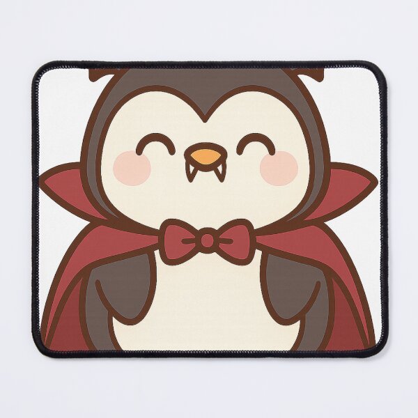 Item preview, Kawaii Penguin Vampire – Cute Halloween Cartoon Animal Illustration designed and sold by ThaiArtShop.